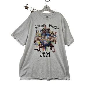Gildan Cotton TShirt Graduation Vacation 2023 Universal Studios Size 2XLarge